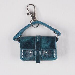 Handmade Mini Leather bag purse bag charm Tiny BJD Blythe size 03-01